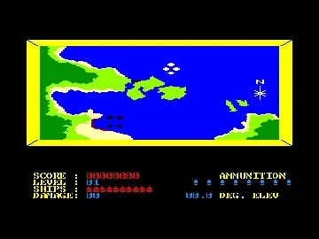 Beach-Head (UK) (1985) (Trainer) screen shot game playing